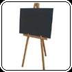 Blackboard & easel