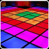 Black and white dance floor
