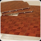 Parquet dance floor
