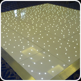 White Starlit dance floor
