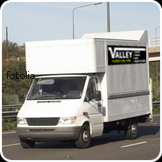 Valley Furniture Hire van on the road